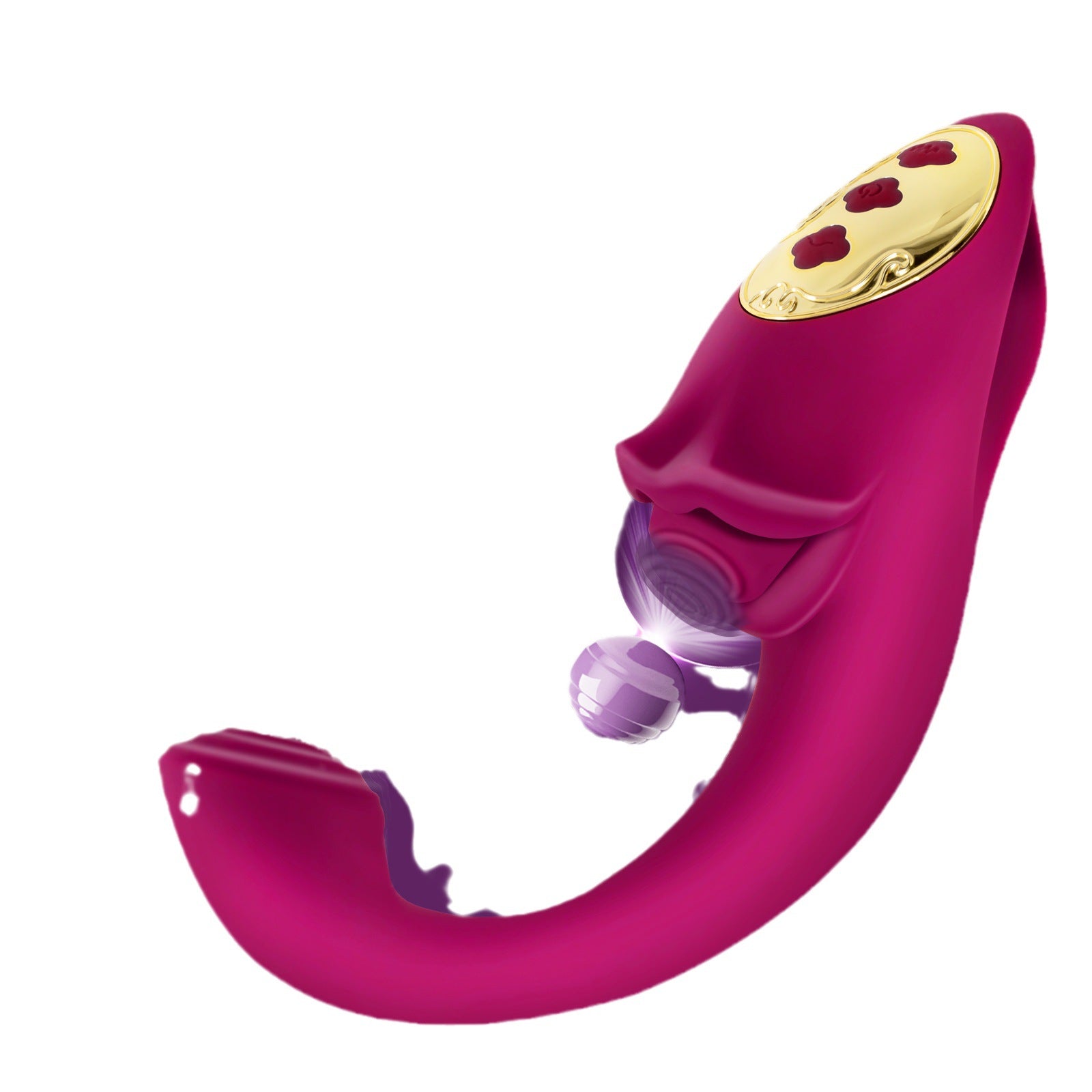 Lurevibe - 2 In 1 Rose Muncher Tapping Vibrator