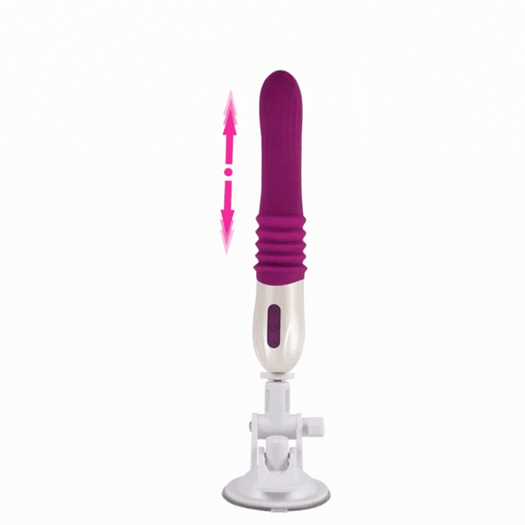 Lurevibe -Telescopic Thrusting 10 Frequency Sex Machine for Female