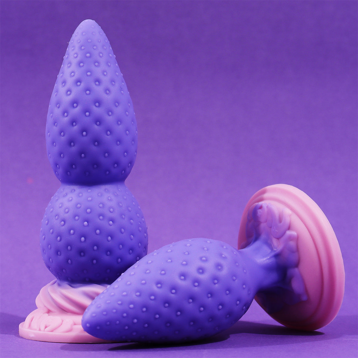 AIMITEX Strawberry Butt Plug Silicone Anal Sex Toy