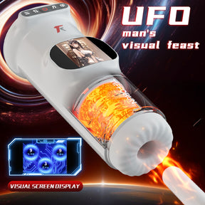 9-Frequency Telescopic 9-Frequency Vibration UFO Masturbation Cup - Lurevibe