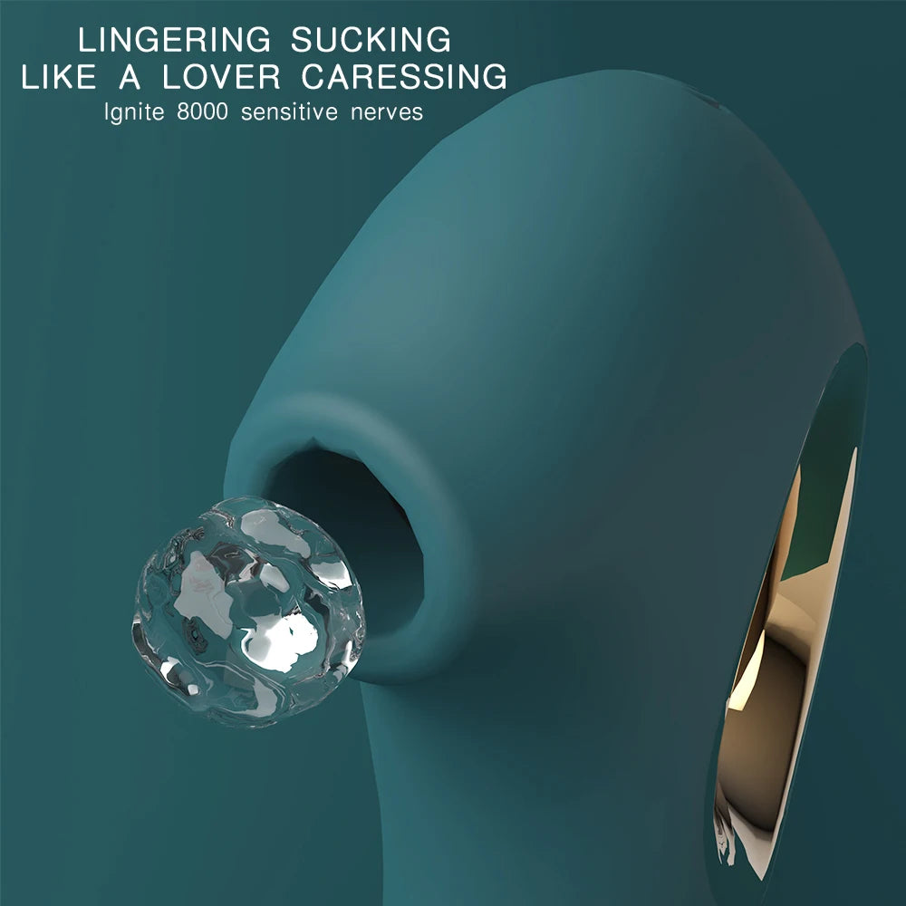 Lurevibe - Sucking Vibrators Female Clit Sucker Clitoris Vacuum Stimulator G-Spot Dildo Massager - Lurevibe