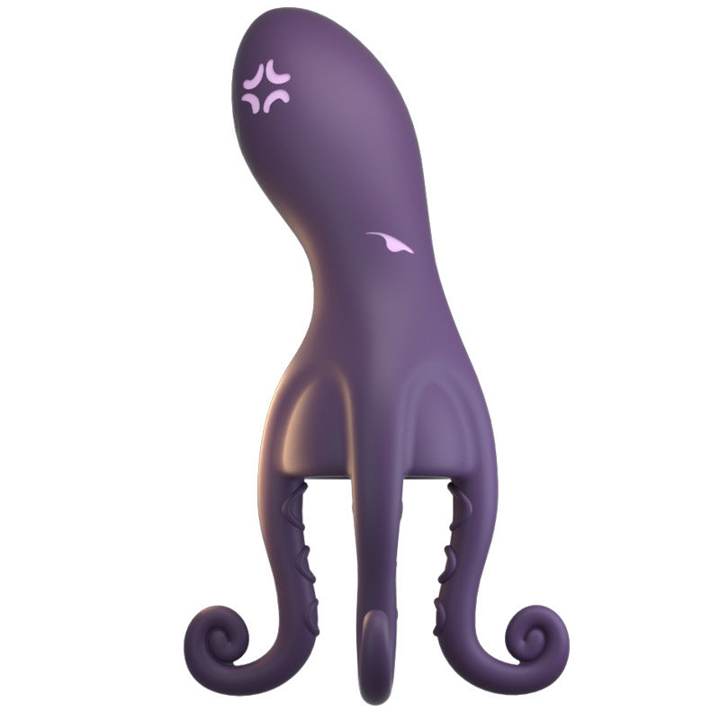 Penis Vibrator 10 Vibrating Modes with Barbel Tentacles Particles Octopus Male Sex Toys - Lurevibe