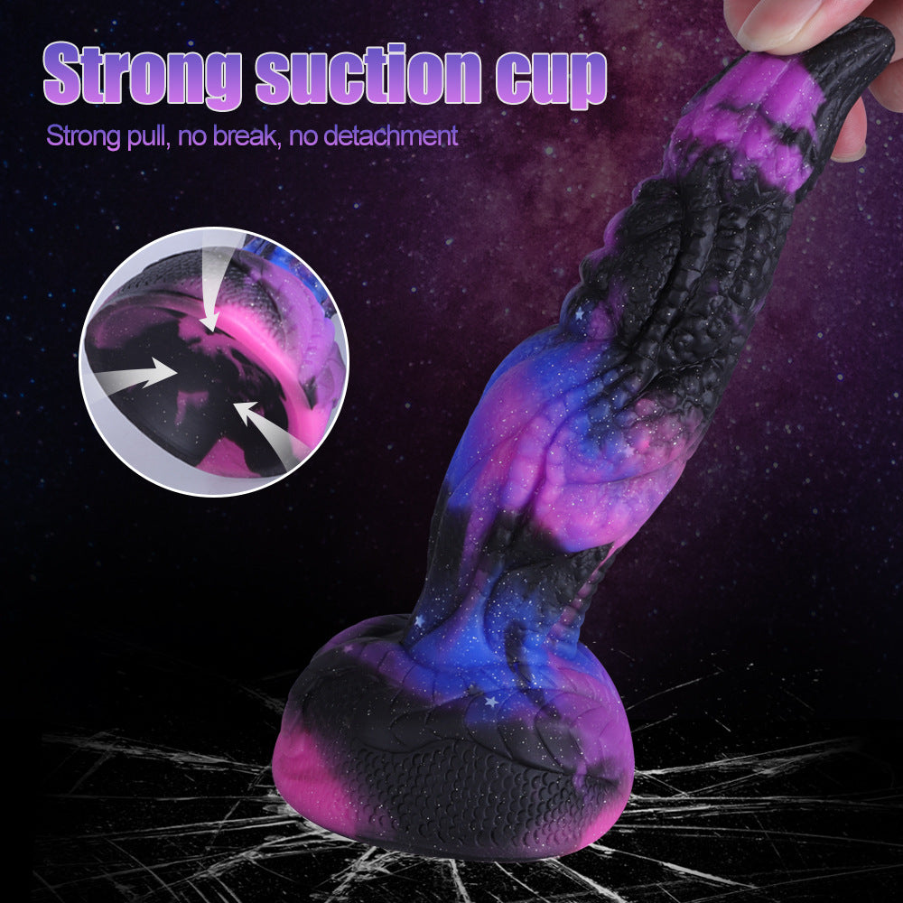 Starry Dark Purple Special-Shaped Artificial Dildo
