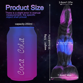 Starry Dark Purple Special-Shaped Artificial Dildo