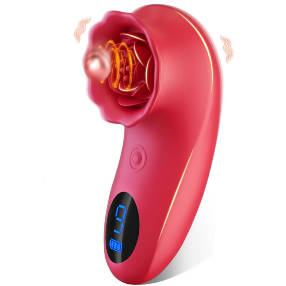 Rose Sex Toy Mini Vibrator for Womens Tapping Vibrating sex toy - Lurevibe