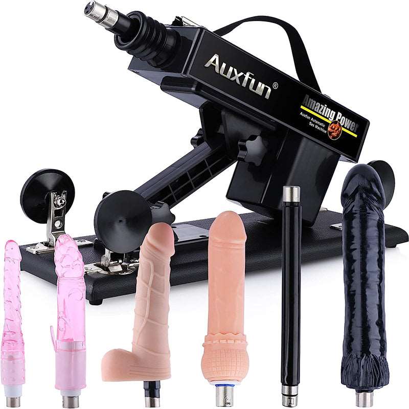 Lurevibe - Automatic Sex Machine Sex Toys,Thrusting Machines for Men  Women,Love Machine Device Gun with 6 Attachments