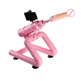 Pink Wire-controlled Telescopic Silent Dildo Machine - Lurevibe