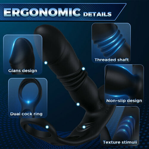 Male Prostate Massager and Iron Man Penis Exerciser set - Lurevibe