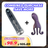 Male WaterSamurai Penis Pump and Octopus Penis Vibrator Set