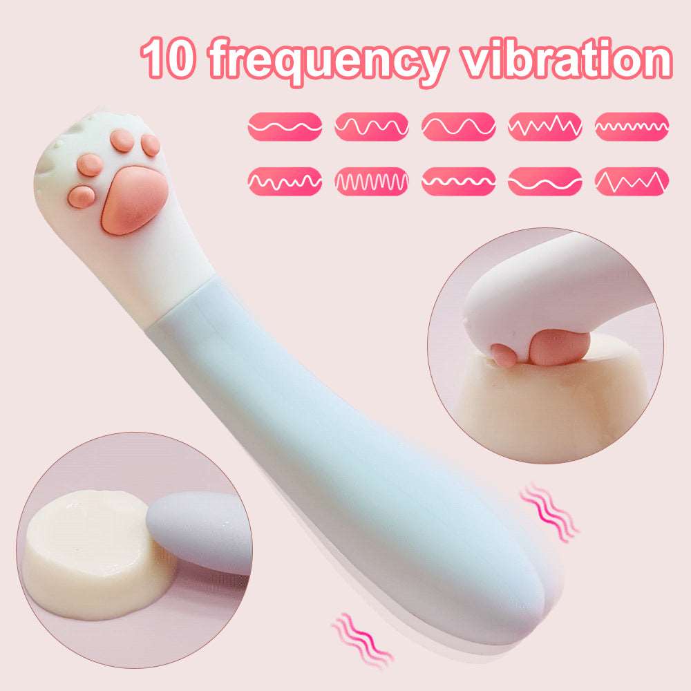 Lurevibe - Cat Claw Wireless Remote Control Vibrating Stick Female Masturbation Massage Vibrating Stick