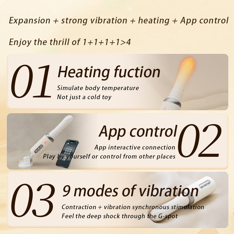 WOWYES App Controlled Handsfree Dildo Machine Female Masturbation - Lurevibe