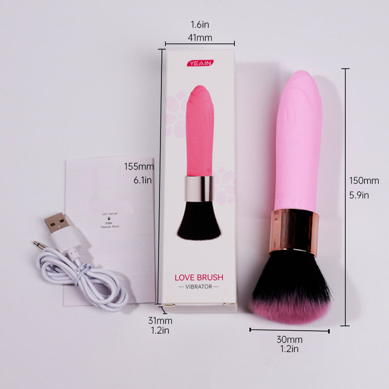 Yeain Vibrator Soft Brush Female Masturbation Toys