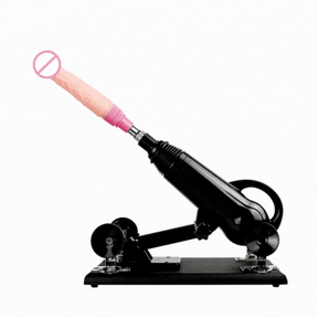 Lurevibe - Automatic Sex Machine With Dildo Strong Motor Masturbator Black Love Machines - Lurevibe