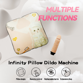 Infinity Pillow Dildo Remote Contol Sex Machine With 1*Dildo 1*Remote - Lurevibe