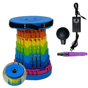 TOYHEERG Rainbow Chair Sex Dildo Machine Outdoor Stimulation