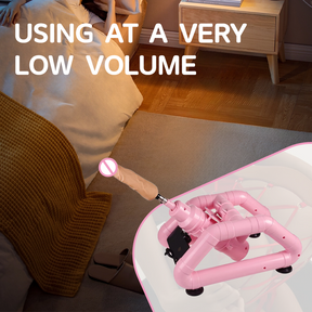 Wire Controlled Pink Dildo Machine Bluetooth Quiet Strong Suction Silent Dildo Machine - Lurevibe