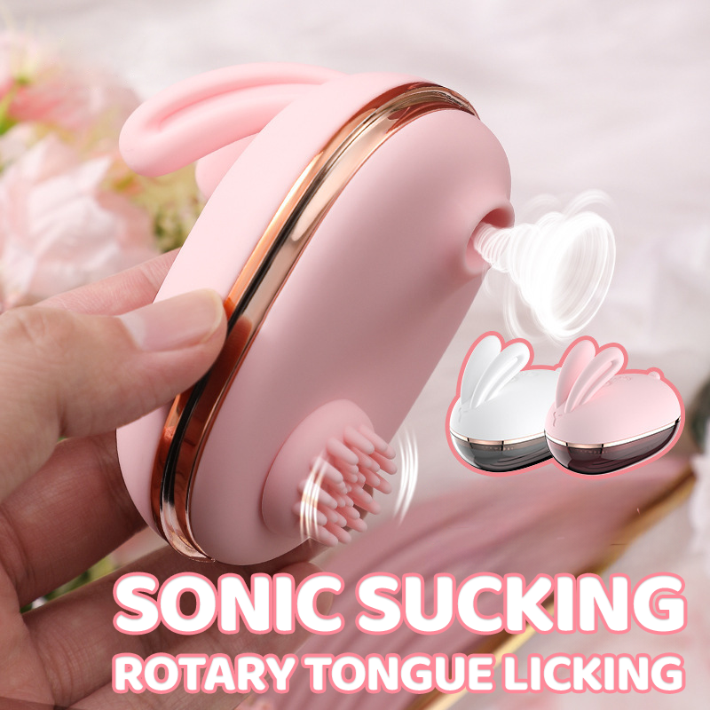 Hip Hop Rabbit Sucking Tongue Licking Clitoris Stimulation Female Masturbator