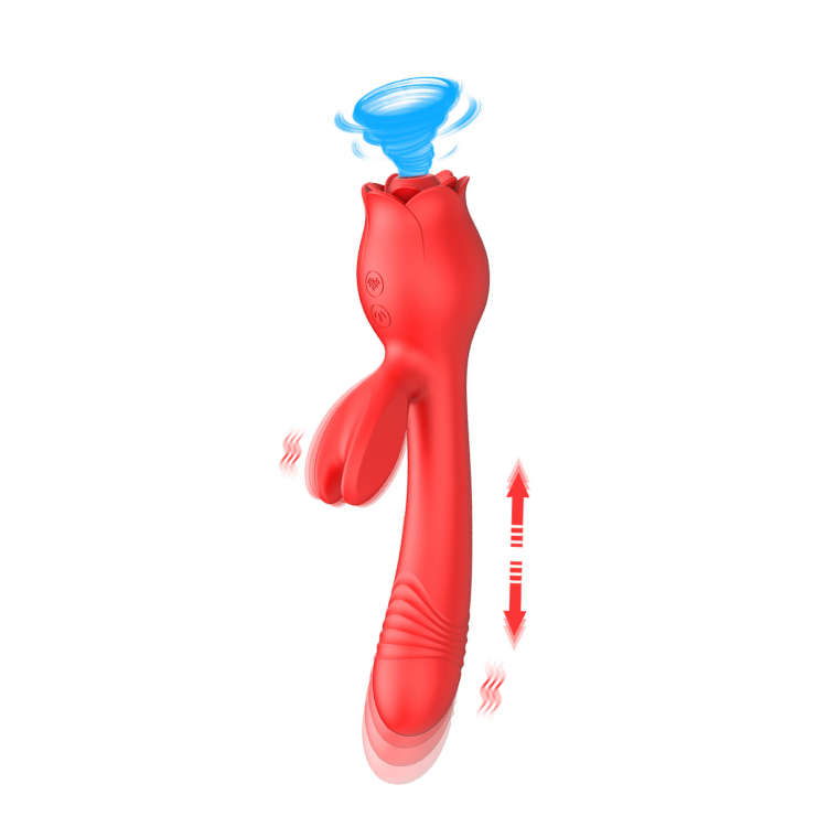 Lurevibe - Rose Vibrator G Spot Clitoral Stimulator - Lurevibe