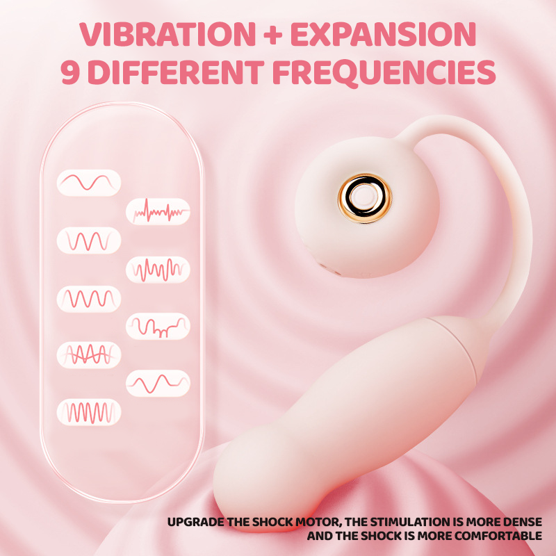 Donut 9 Frequency Vibrating Stretchable Heated Female Vibrator - Lurevibe