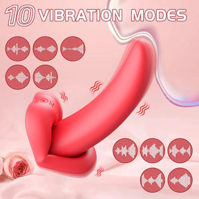 Lurevibe - Honey Tongue 5th Generation Wireless Remote Control Vibrator Simulated Lips and Tongue 10 Frequency Vibration Wearable Vibrator - Lurevibe