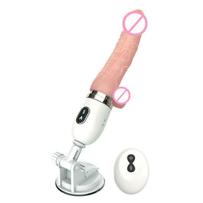 Lurevibe - Small Dildo Machine Suction Cup Vibrant Toys with Remote Control - Lurevibe