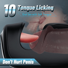 Lurevibe - Explorer: Licking Vibrating 2 in 1 Male Penis Vibrators - Lurevibe