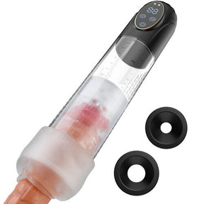 Mergano - Full Waterproof 6 Modes Erection Enlargement and Masturbation 3 and 1 Penis Pump - Lurevibe