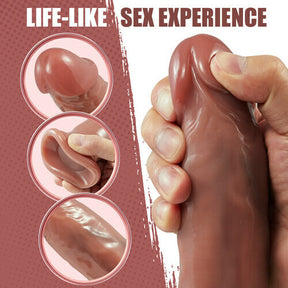 9.17In 5 Beads Rotating Swing 8 Vibrating Dildo remote control - Lurevibe