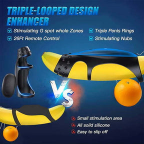 10 Vibrating Cock Ring G-spot Stimulator With Remote Control - Lurevibe