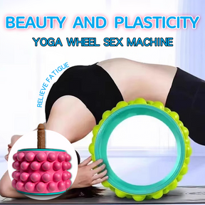 Yoga Wheel Simulated Penis Sex Machine Relieve Fatigue - Lurevibe