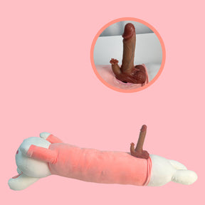 Plush Dildo Machine Thrusting Licking Dildo Machine Sex Toy With Remote Control - Lurevibe