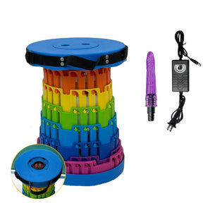 TOYHEERG Rainbow Chair Sex Dildo Machine Outdoor Stimulation