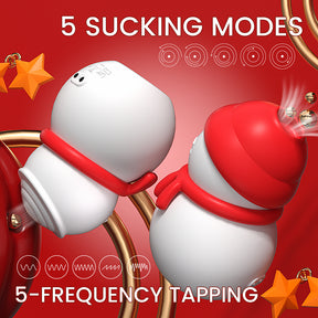 Christmas Snowman Sexual Stimulator 3 Speed And 2 Frequency Vibration Modes Semen Locking Functions - Lurevibe