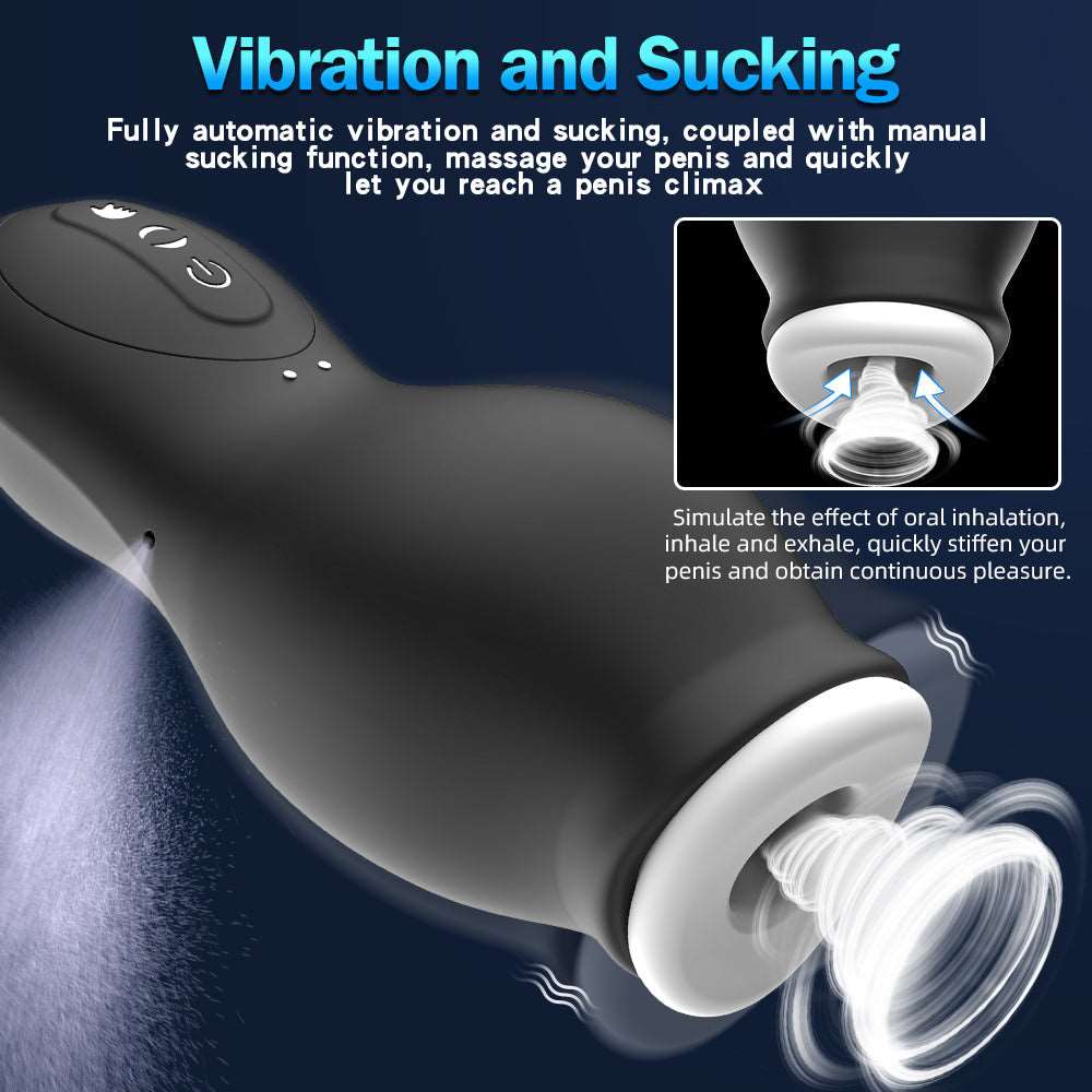 Lurevibe - Dragon Suction Trainer Sucking Vibration Male Masturbator - Lurevibe