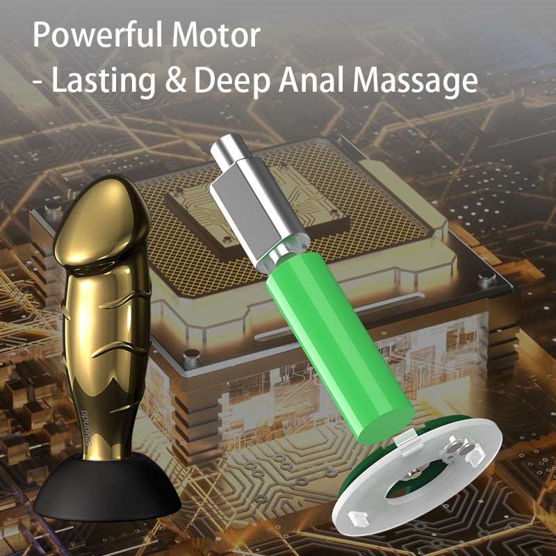 Lurevibe - Drunken King Kong Gilded Prostate Massager Masturbation Stick Anal Plug - Lurevibe