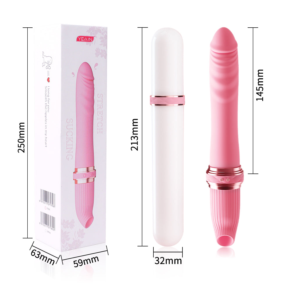 Lurevibe - Telescoping Vibrator Female 10 Frequency Variable Sex Machine Clitoris Vibrador - Lurevibe