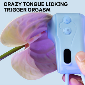 Women's Sucker Clitoris Licker Vibrator Sex Toys Tongue Licking Earphone Design - Lurevibe