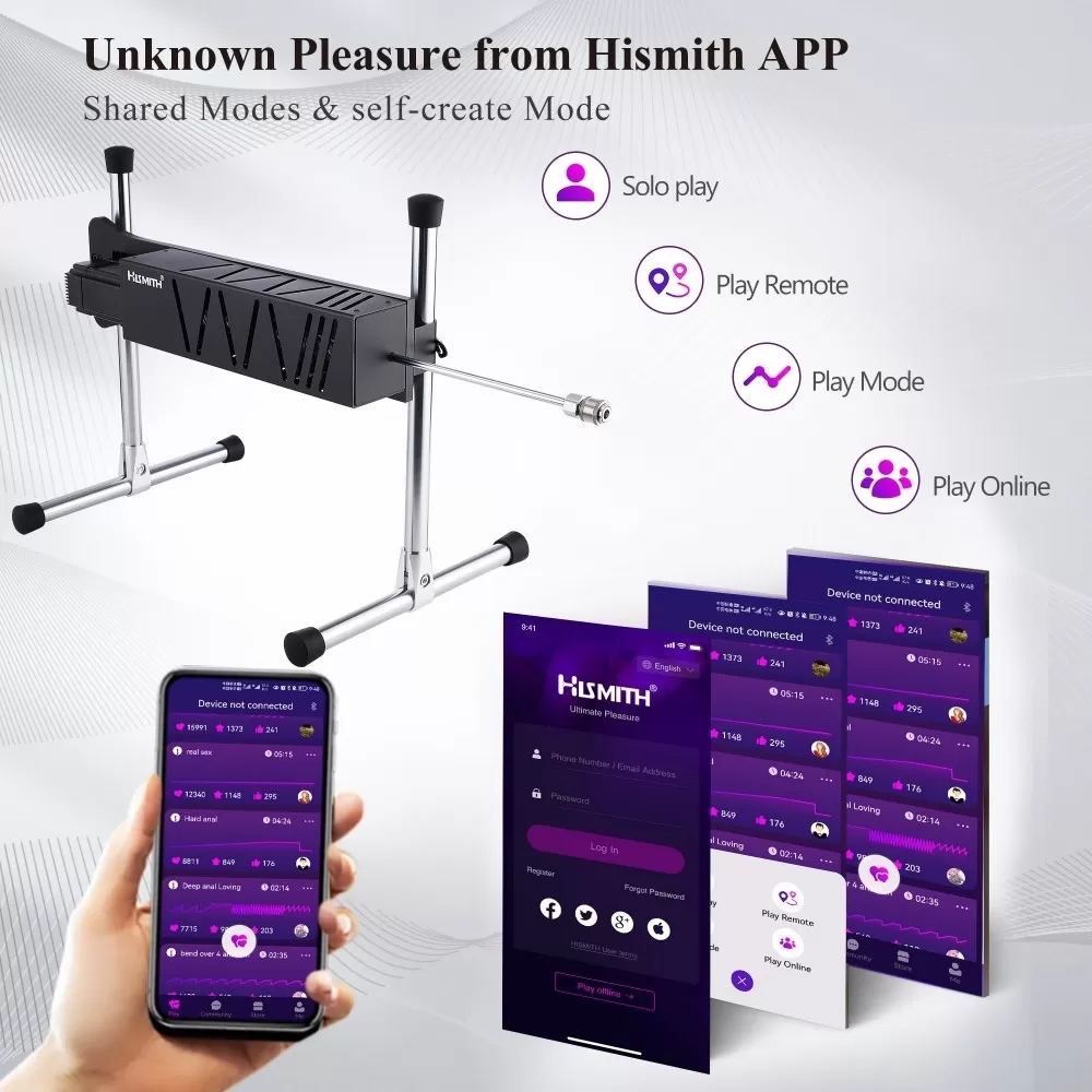 Hismith Servok Premium Sex Machine With KlicLok System Intelligent APP Control