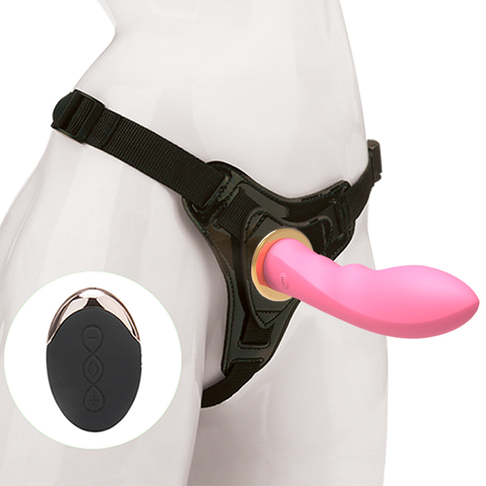 Wireless Remote USB Rechargeable Strap On Dildo