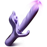 Telescopic Vibrator Clitoris Stimulator Vagina G-Spot Massager Silicone Dildo Masturbator - Lurevibe