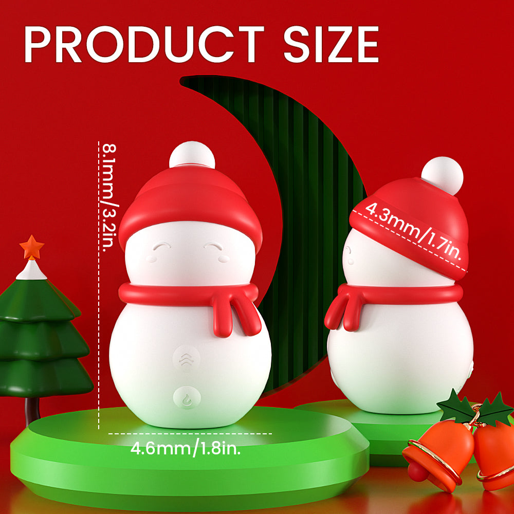 Christmas Snowman Sexual Stimulator 3 Speed And 2 Frequency Vibration Modes Semen Locking Functions - Lurevibe