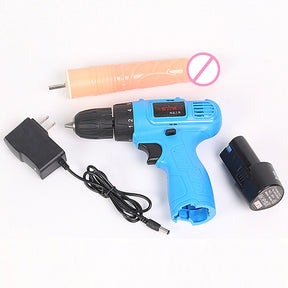 Electric drill rotating masturbation dildo machine - Lurevibe