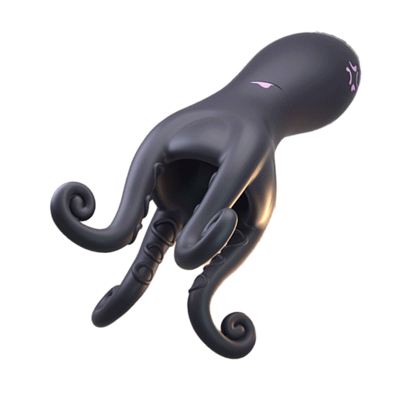 Penis Vibrator 10 Vibrating Modes with Barbel Tentacles Particles Octopus Male Sex Toys - Lurevibe