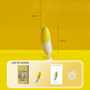 Banana-shape Mute Portable Muti-frequency Wearable Remote Control Women Vibrator - Lurevibe