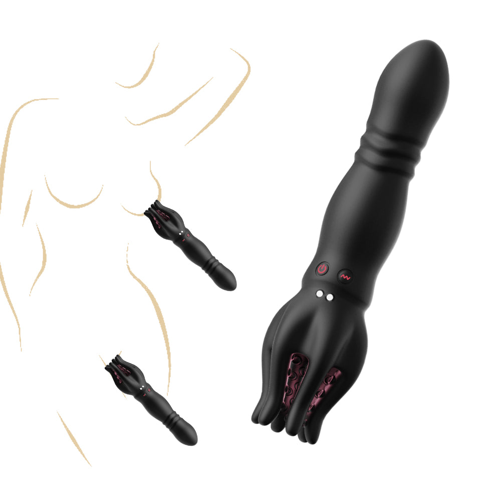 Male Masturbator Penis Vibrator Sex Toy 10 Vibration 3 Thrusting Modes 360°Training Wrapped