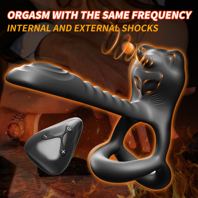 Lurevibe - Bull Demon King Anal Toy Vibrator Male Prostate Massager Delay Ejaculation - Lurevibe