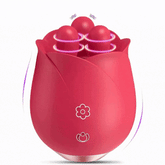 Lurevibe - S475 Three Pistils Tongue Kneading And Vibrating Rose Toy - Lurevibe
