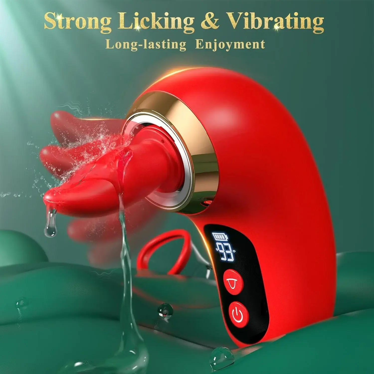 Nipples Clitoris Licker Tongue Vibrator Removable Cup Vagina Sucking Massager - Lurevibe