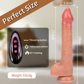 Perfect Simulation Dick Powerful Thrusting Vibrating Penis