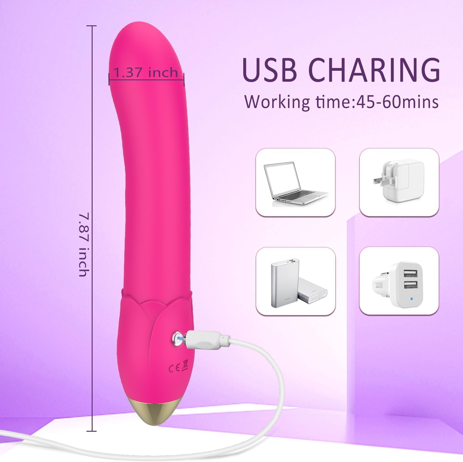 Water Squirting G Spot Clitoral Vibrators Sex Games & Foreplay with 10 Playful Vibrating Modes